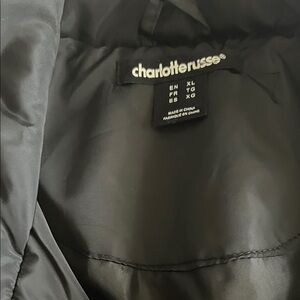 Charlotte Russe Elegant Black Outerwear